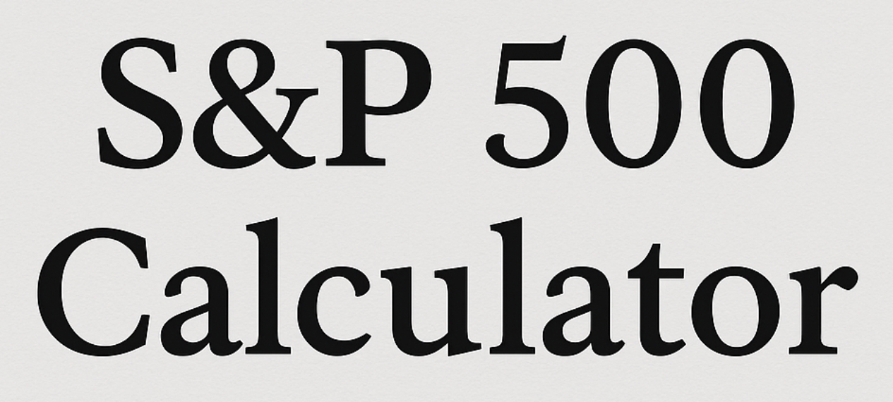 S&P 500 Calculator Logo